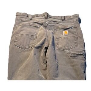 Carhartt Relaxed Fit Work Pants 34x36 Gray Utility Carpenter Workwear